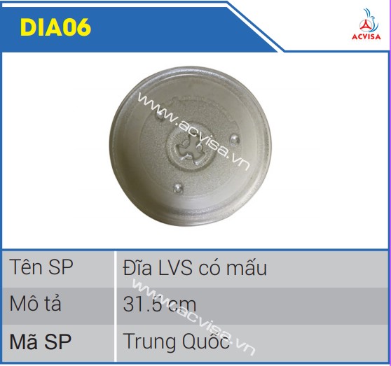 Đĩa LVS có mấu 24.5 - 31.5cm DIA06
