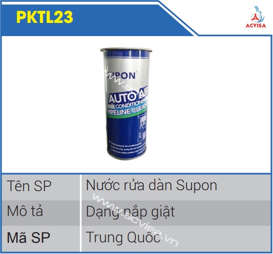 Nước rửa dàn Supon dạng nắp giật PKTL23